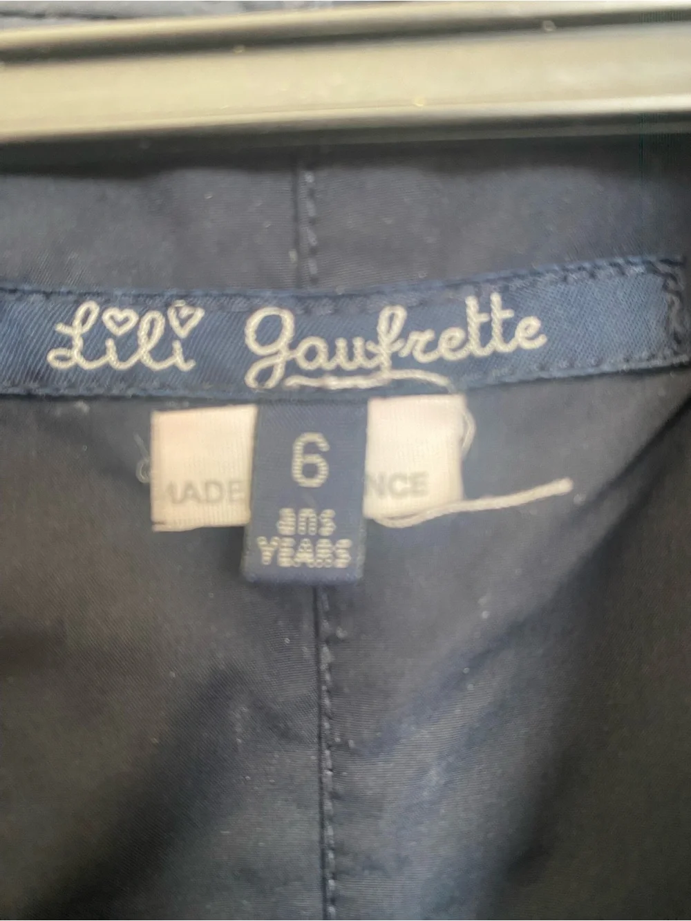 Lili Gaufrette crisp navy
